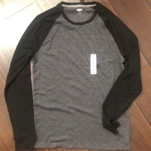 Old navy Soft-Washed Thermal-Knit Raglan Tee-NWT